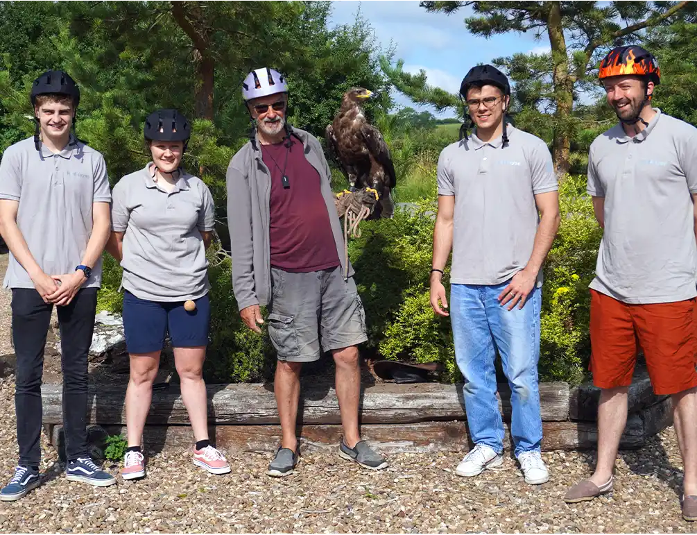 HedKayse cycle helmets on a corporate day out.